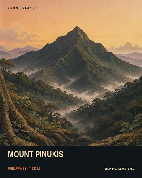 MOUNT PINUKIS T-shirt mockup