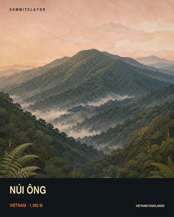 NÚI ÔNG T-shirt mockup