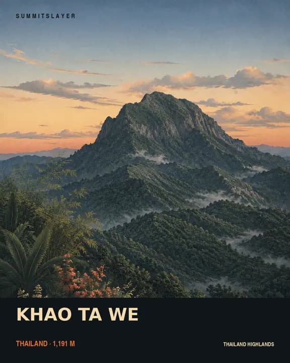 KHAO TA WE T-shirt mockup
