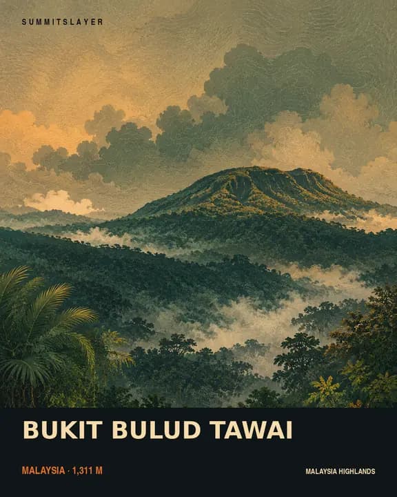 BUKIT BULUD TAWAI T-shirt mockup