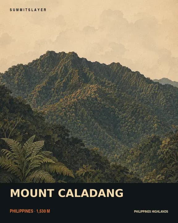 MOUNT CALADANG T-shirt mockup