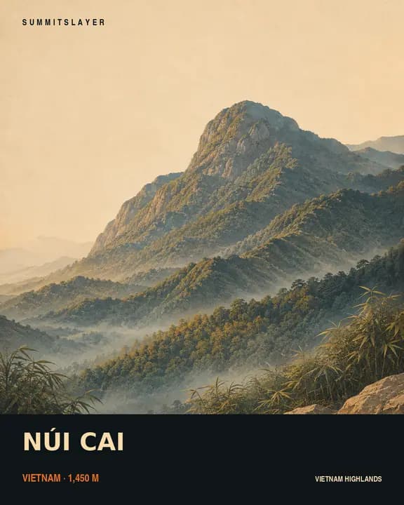 NÚI CAI T-shirt mockup