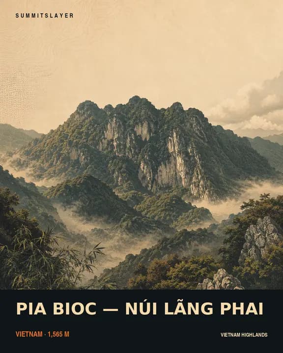 PIA BIOC — NÚI LÃNG PHAI T-shirt mockup