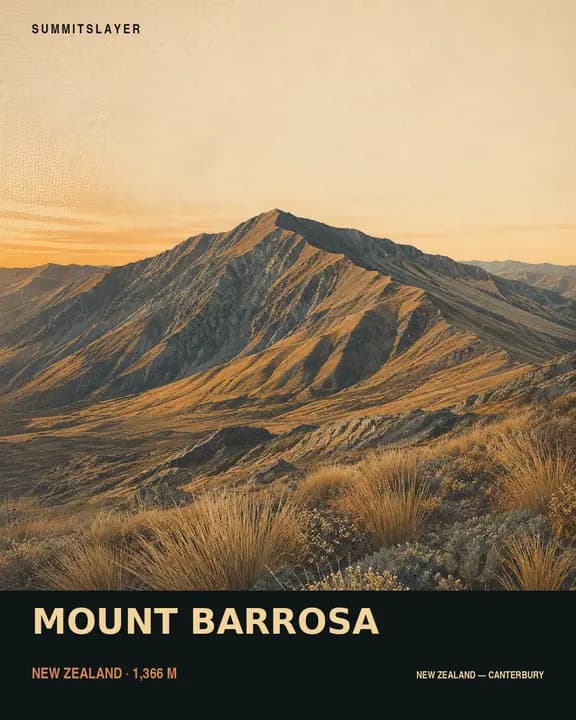 MOUNT BARROSA T-shirt mockup