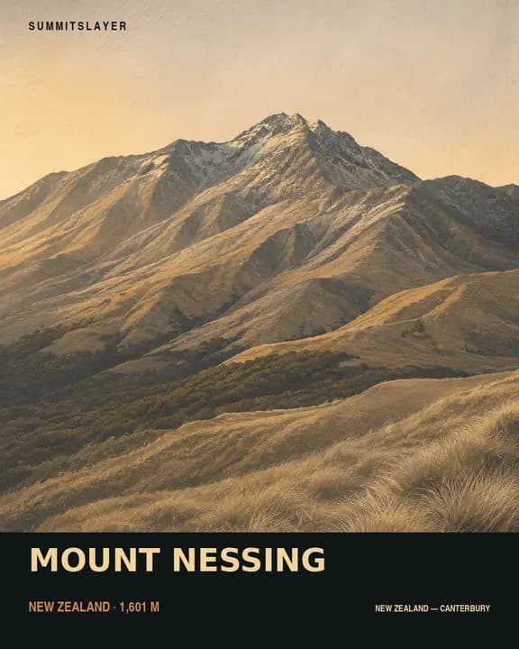 MOUNT NESSING T-shirt mockup