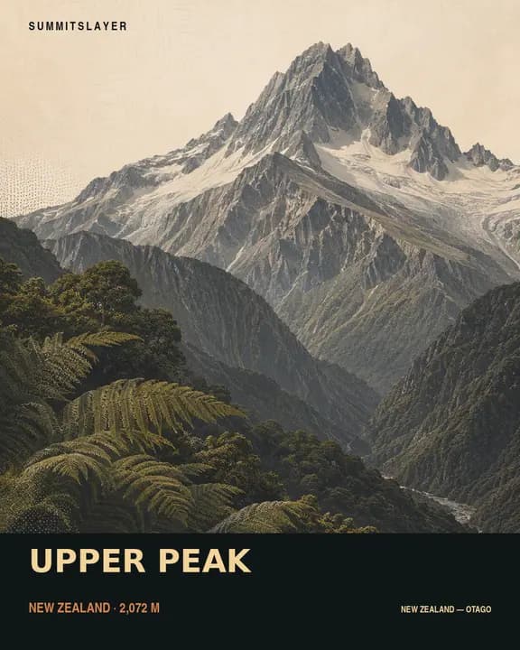UPPER PEAK T-shirt mockup