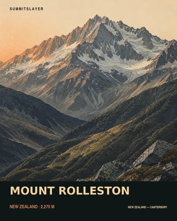 MOUNT ROLLESTON T-shirt mockup