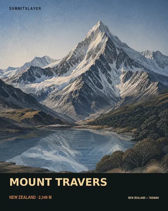 MOUNT TRAVERS T-shirt mockup