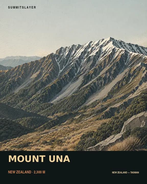 MOUNT UNA T-shirt mockup