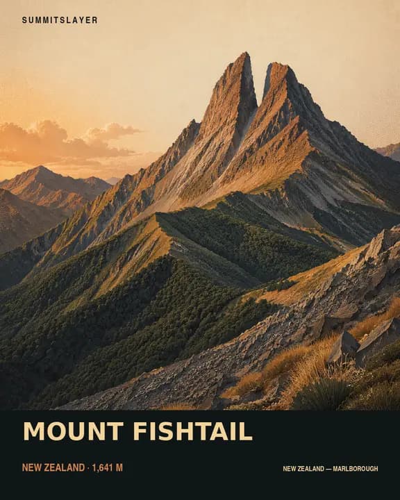 MOUNT FISHTAIL T-shirt mockup