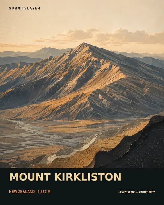 MOUNT KIRKLISTON T-shirt mockup