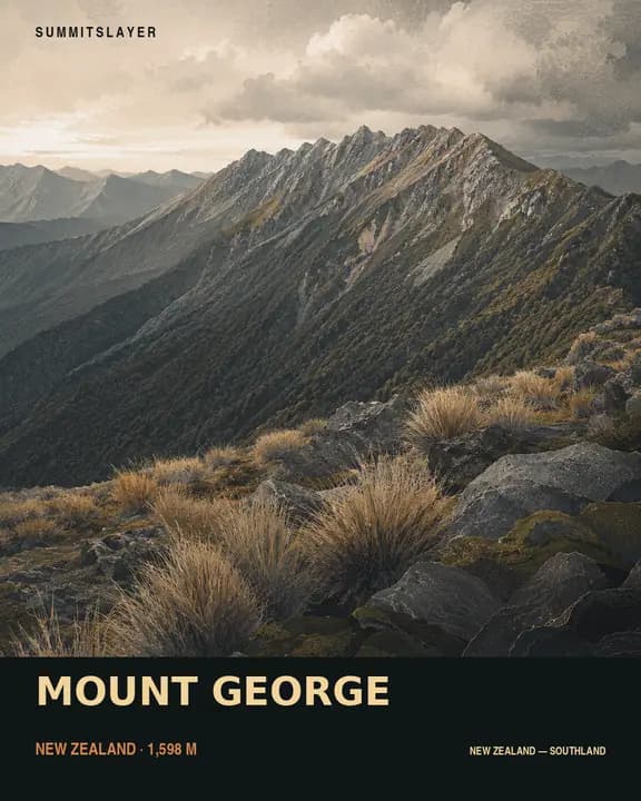 MOUNT GEORGE T-shirt mockup