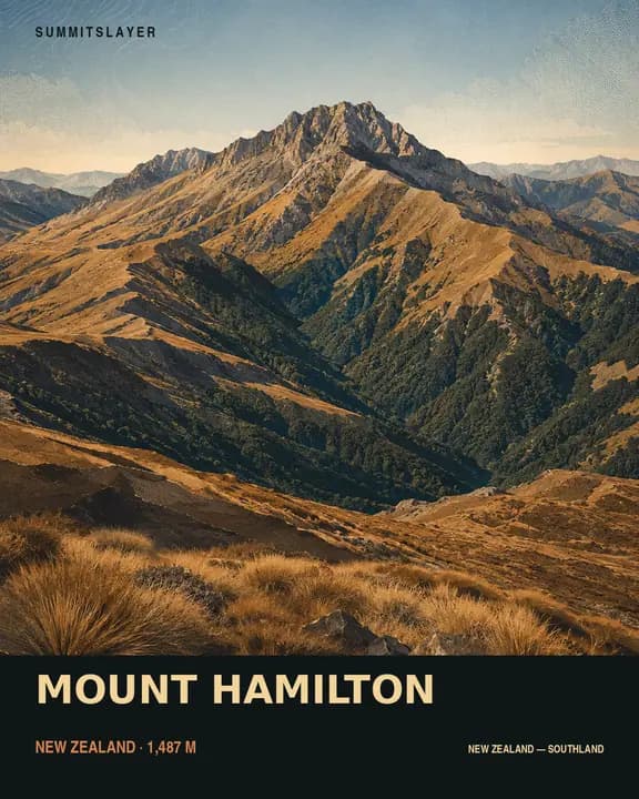 MOUNT HAMILTON T-shirt mockup