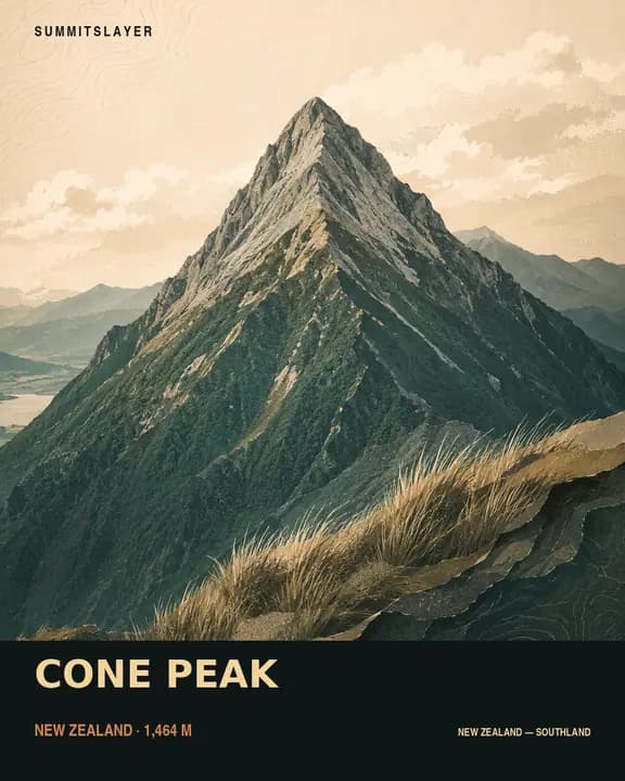 CONE PEAK T-shirt mockup