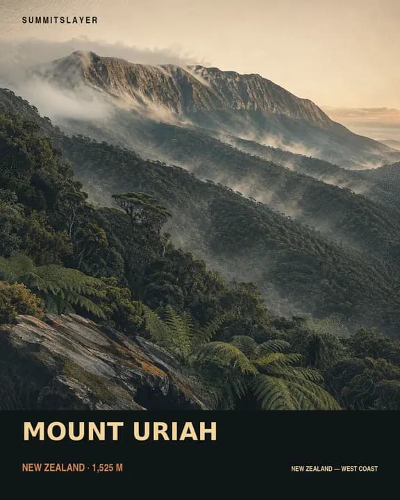 MOUNT URIAH T-shirt mockup