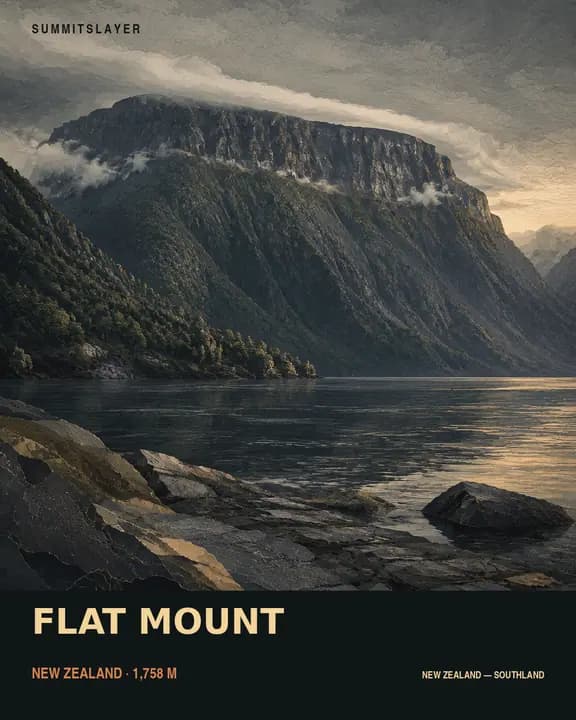 FLAT MOUNT T-shirt mockup