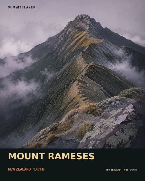 MOUNT RAMESES T-shirt mockup