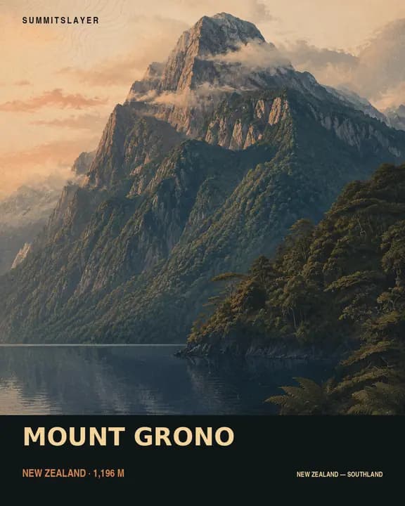 MOUNT GRONO T-shirt mockup
