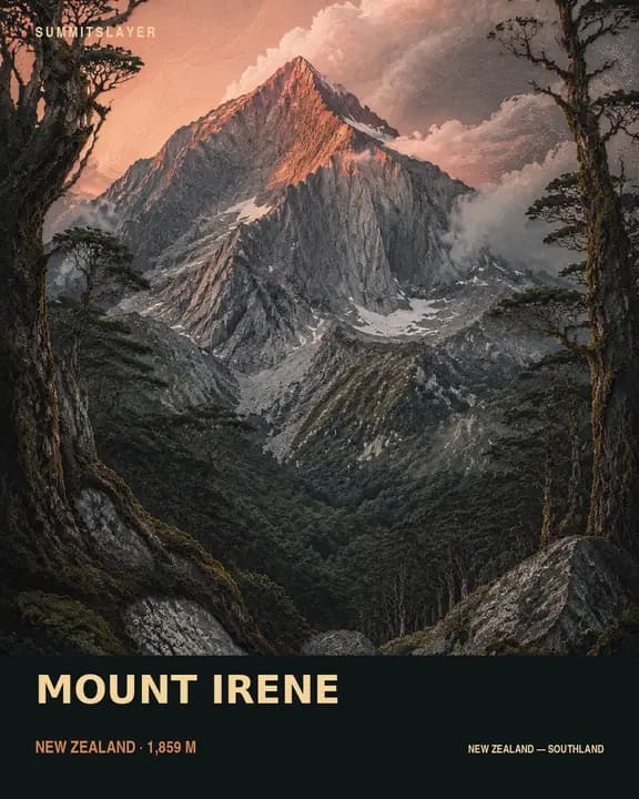 MOUNT IRENE T-shirt mockup