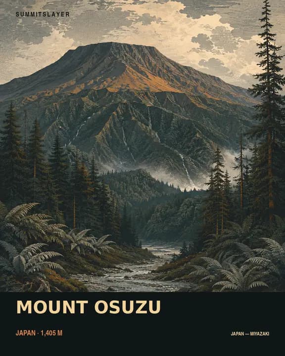 Osuzu-yama T-shirt mockup