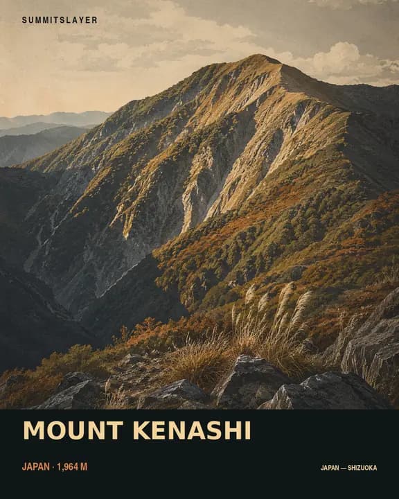 Kenashi Yama T-shirt mockup