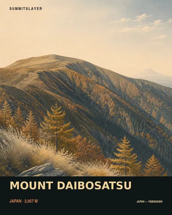 Daibosatsu-mine T-shirt mockup