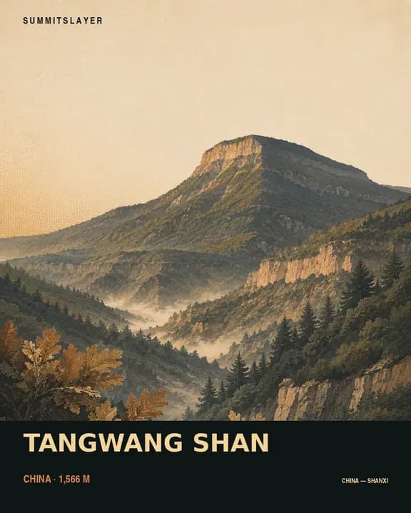 Tangwang Shan T-shirt mockup