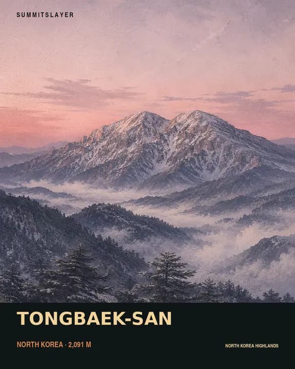 Tongbaek-san T-shirt mockup