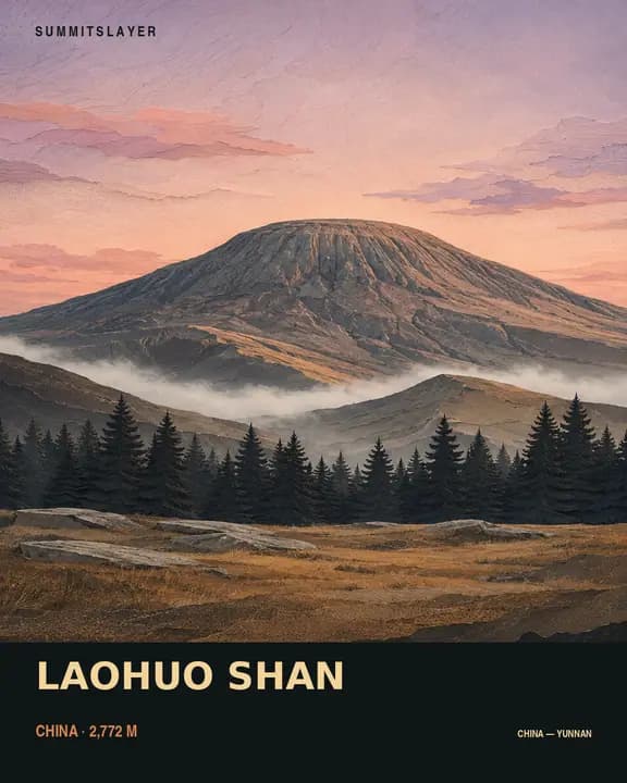 Laohuo Shan T-shirt mockup