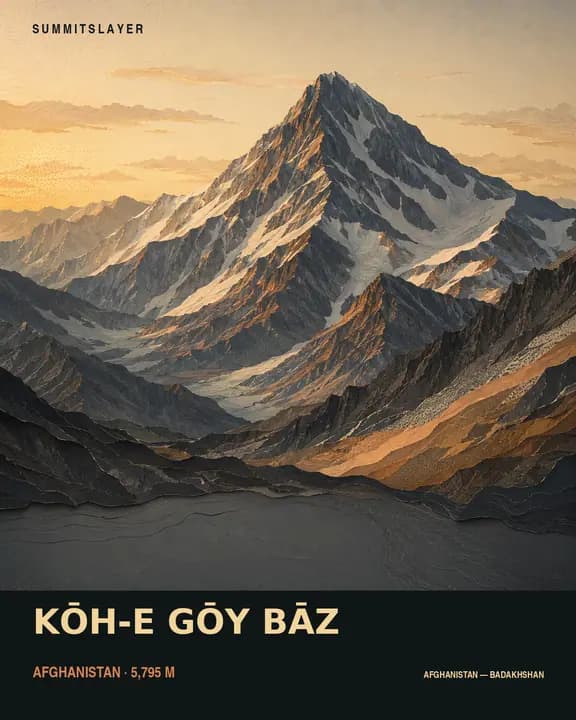 Kōh-e Gōy Bāz T-shirt mockup