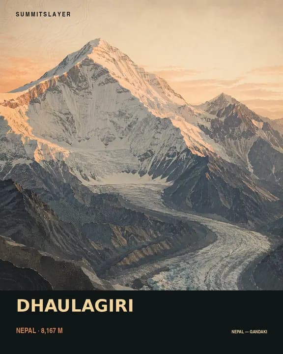 Dhaulāgiri T-shirt mockup