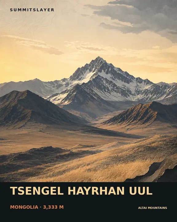 TSENGEL HAYRHAN UUL T-shirt mockup
