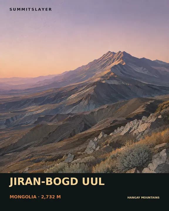 JIRAN-BOGD UUL T-shirt mockup