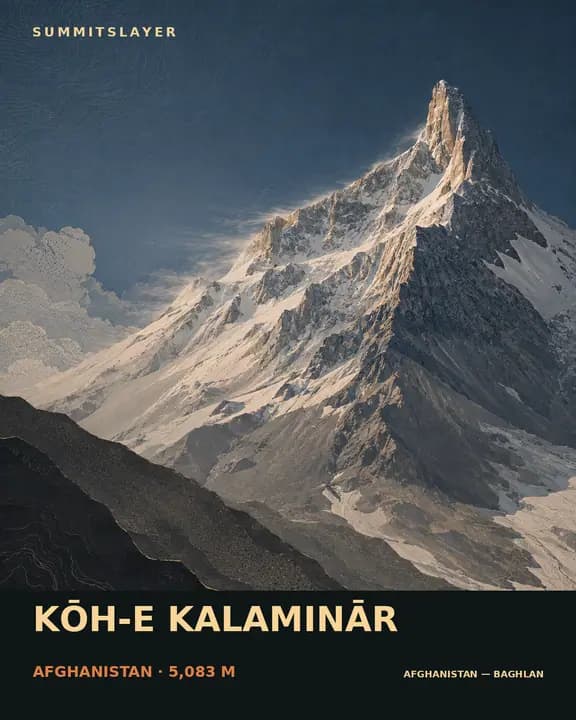Kōh-e Kalaminār T-shirt mockup
