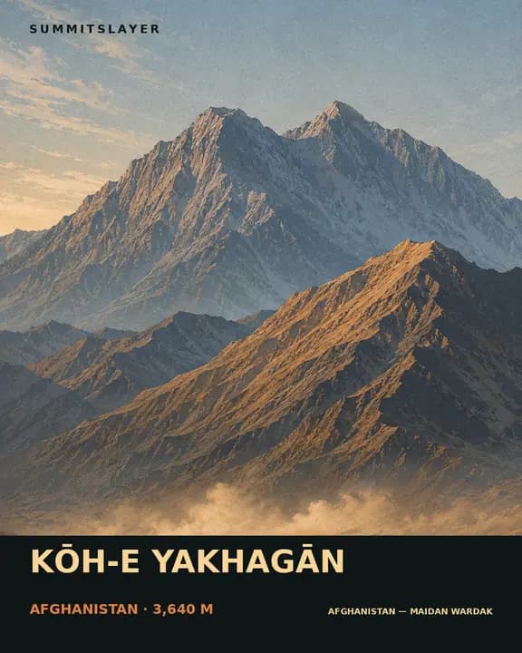 Kōh-e Yakhagān T-shirt mockup