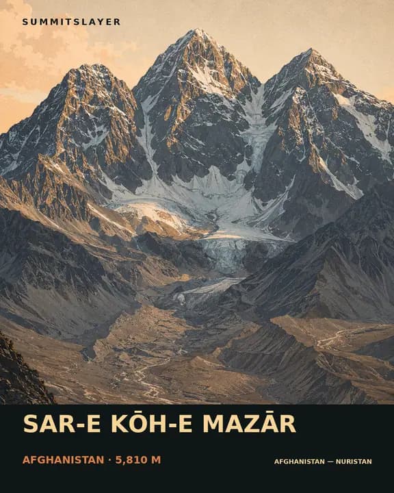 SAR-E KŌH-E MAZĀR T-shirt mockup