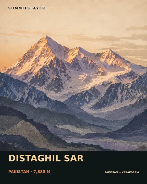 Disteghil Sar T-shirt mockup