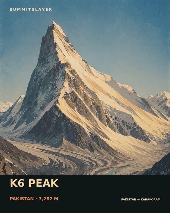K6 PEAK T-shirt mockup