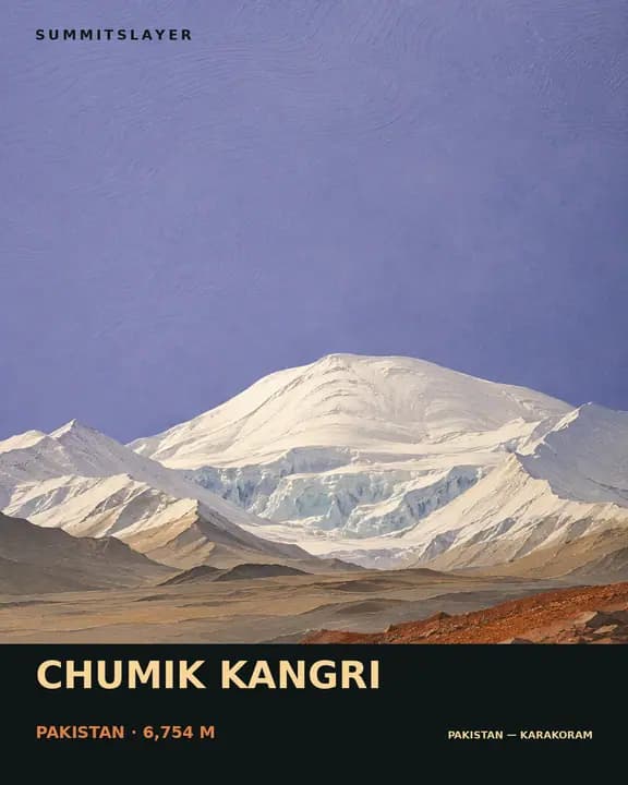 CHUMIK KANGRI T-shirt mockup