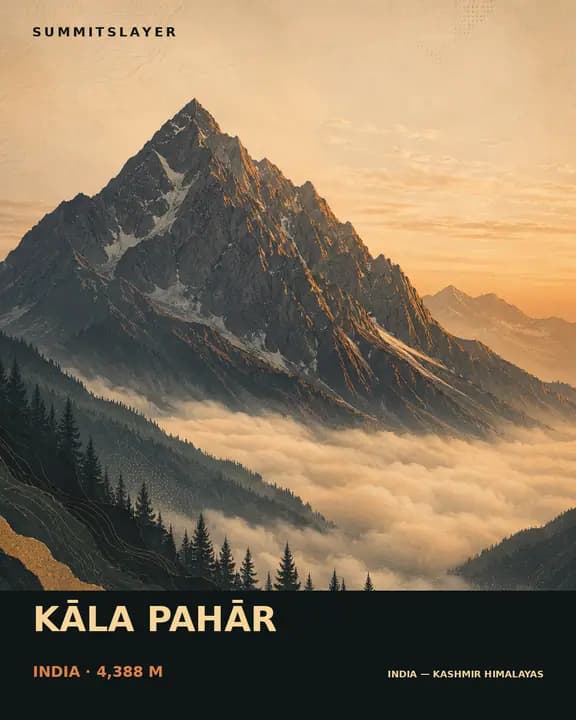 Kāla Pahār T-shirt mockup