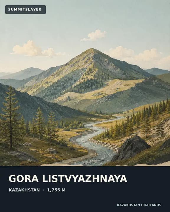 Gora Listvyazhnaya T-shirt mockup