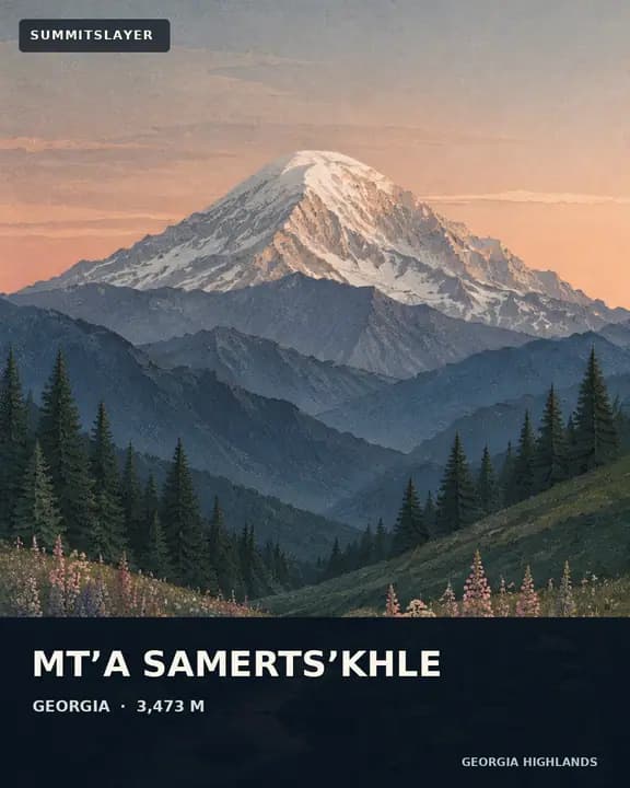 Mt’a Samerts’khle T-shirt mockup